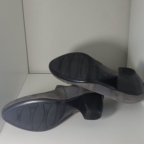 VANELi leather booties with elastic band and heel - Picture 5 of 7